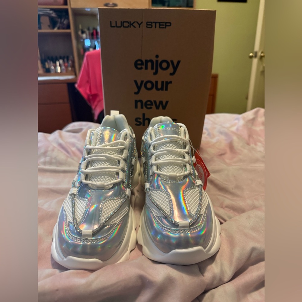 Brand new hologram sneakers